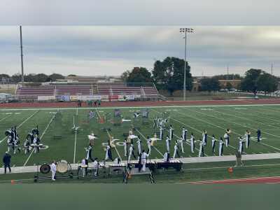 Marching Arrows middle of the pack in Orange City